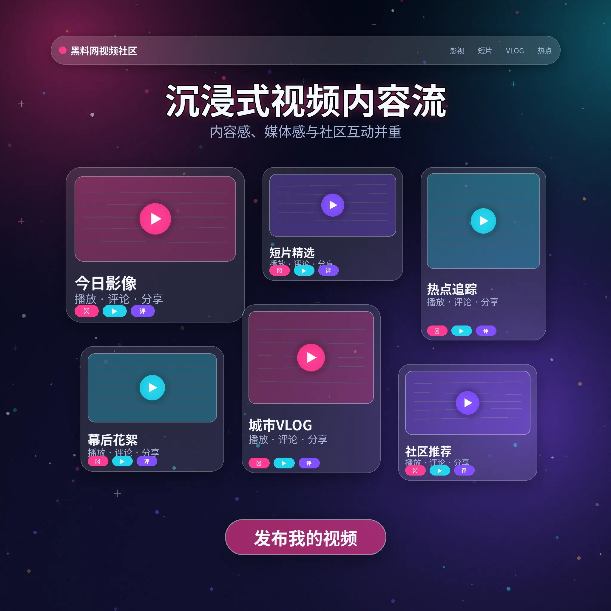黑料网Vlog与影像动态展示